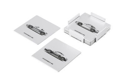 Комплект из 6 подставок Porsche Coasters, set of 6