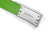 Кожаный двухсторонний ремень Skoda Grey-green belt, артикул 51501
