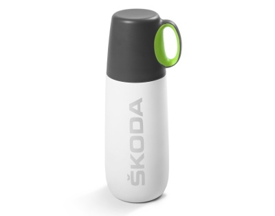 Термос Skoda Vacuum Bottle, White 2016