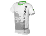 Футболка унисекс Skoda Cotton T-shirt Motorsport, артикул 91985M