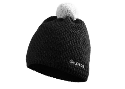 Зимняя шапка Skoda Black winter cap