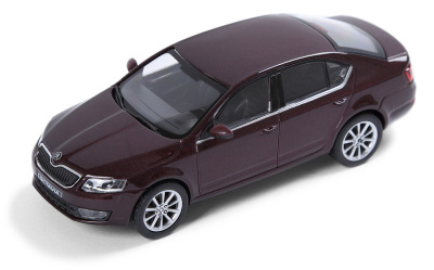 Модель автомобиля Skoda Octavia A7 1:43, rosso brunello