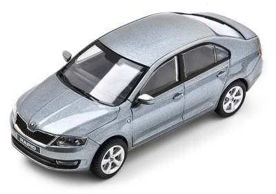 Модель автомобиля Skoda Rapid 1:43, platin grey metalic