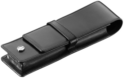 Кожаный футляр для ручек Mercedes Pen Case, Business, Black