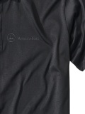Мужская рубашка-поло Mercedes Poloshirt Herren, Basic Black, артикул B66953403