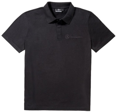 Мужская рубашка-поло Mercedes Poloshirt Herren, Basic Black