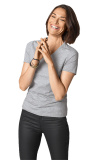 Женская футболка BMW T-Shirt (v-neck), Ladies, Grey Marl, артикул 80142285146