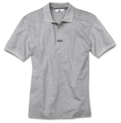 Мужская рубашка-поло BMW, Polo Shirt, men, Grey marl