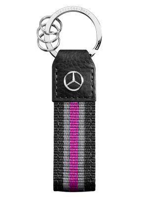 Брелок для ключей Mercedes Valencia Key Ring, Black/Pink