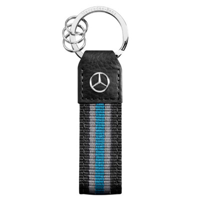 Брелок для ключей Mercedes Valencia Key Ring, Black/Blue
