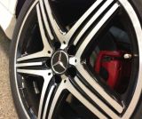 Колпачок ступицы колеса Mercedes, черный с хромированным логотипом, Hub caps, black with chrome star, артикул B66470200