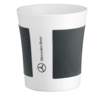 Фарфоровая кружка Mercedes Porclain Mug White Grey