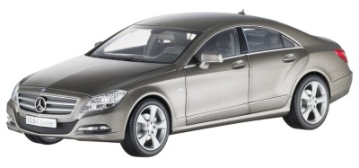 Модель Mercedes-Benz CLS-Class Saloon C218, Designo Mountain Grey Magno, 1:18 Scale