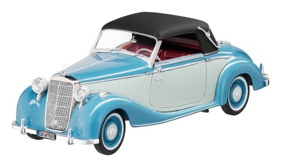 Модель Mercedes-Benz 170 S Cabriolet A W 136 (1949–1951), Blue/Grey, 1:18 Scale