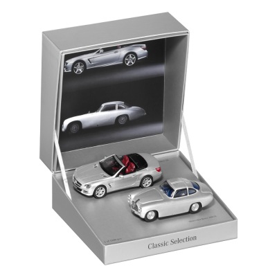 Набор из двух исторических моделей Mercedes-Benz Set: 300 SL, W194/SL‑Class, R 231, 1:43 Scale