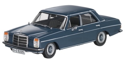Модель Mercedes-Benz 200 D – 230 Stroke 8 Saloon W 115 (1968–1973), Mid Blue, 1:43 Scale