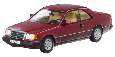 Модель Mercedes-Benz 230 CE – 300 CE-24 C 124 (1987–1993), Almandine Red Metallic, 1:43 Scale