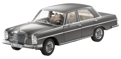 Модель Mercedes-Benz 280 SE W 108 (1967–1972) with German headlamps, Anthracite Grey, 1:18 Scale