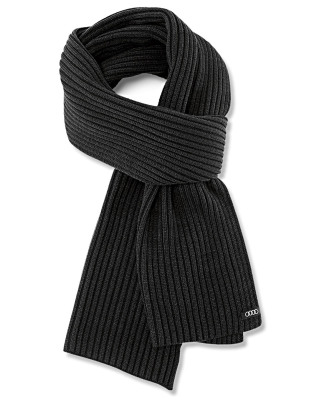 Вязаный шарф унисекс Audi Black knitted scarf