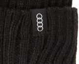 Вязаная шапочка унисекс Audi Black Knitted Hat, артикул 3131302600
