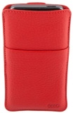Чехол для смартфона Audi Leather smartphone case Red, артикул 3141301500