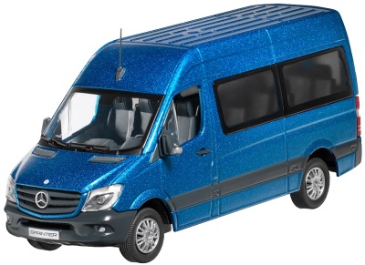 Модель автомобиля Mercedes Sprinter, Crewbus, Scale 1:43, South Sea Blue