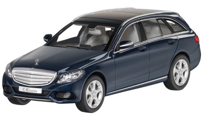 Модель автомобиля Mercedes C-Class Estate, Exclusive, Scale 1:43, Cavansite Blue