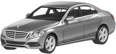 Модель автомобиля Mercedes C-Klasse Limousine EXCLUSIVE Silver 1/87