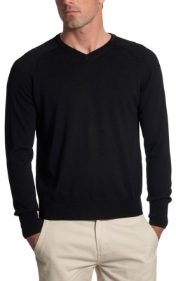 Мужской свитер Jaguar Men's V-neck Sweater Black
