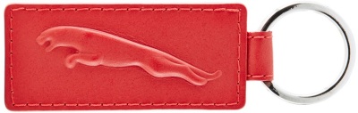 Брелок Jaguar Leather Leaper Keyring Red