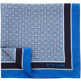 Платок Jaguar Men's F-type Pocket Square Blue, артикул JSTFTPSB