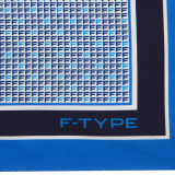 Платок Jaguar Men's F-type Pocket Square Blue, артикул JSTFTPSB
