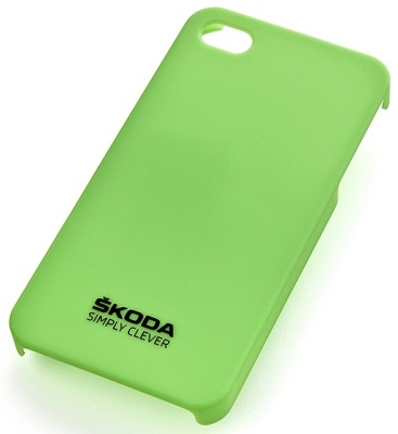 Чехол для iPhone Skoda iPhone 4/4S cover green