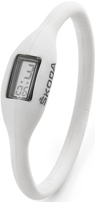 Часы Skoda Silicone digital watch white