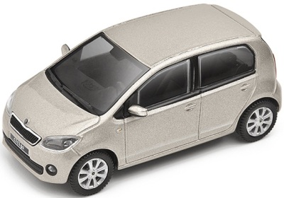 Модель автомобиля Skoda Modell Citigo 1:43 leaf silver