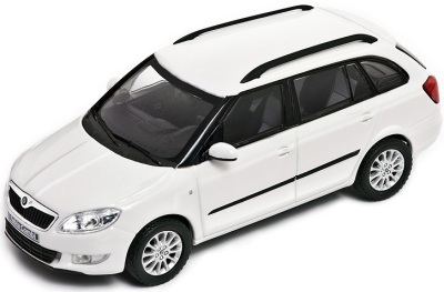 Модель автомобиля Skoda Model Fabia Combi (facelift) – 1:43 White
