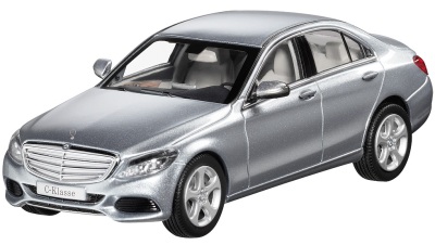 Модель автомобиля Mercedes C-Class Saloon Exclusive (W205), Scale 1:43, Diamond Silver