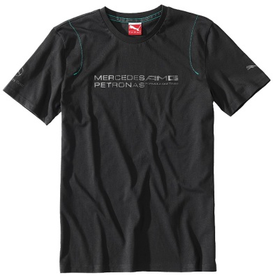 Мужская футболка Mercedes Men's T-Shirt, Lifestyle Black