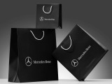 Малый бумажный пакет Mercedes Black Small 2017, артикул B66953218