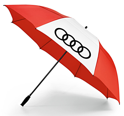Зонт трость Audi Umbrella, big, Golf, red