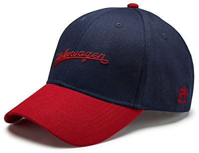 Классическая бейсболка Volkswagen Baseball Cap, Classic, Blue-Red