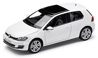 Модель автомобиля Volkswagen Golf VII 3D, Scale 1:43, Oryx White