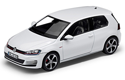 Модель автомобиля Volkswagen Golf VII GTI 2013, Scale 1:43, Oryx White