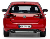 Модель автомобиля Volkswagen Golf VII GTI 2013, Scale 1:43, Tornado Red, артикул 5G3099300ABFC