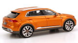 Модель автомобиля Volkswagen CrossBlue Coupé Concept, Scale 1:43, Gold Orange, артикул 000099300AE578