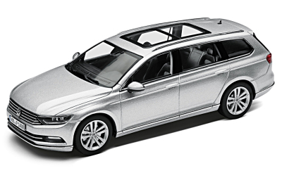 Модель автомобиля Volkswagen Passat Estate, Scale 1:43, Reflex Silver Metallic