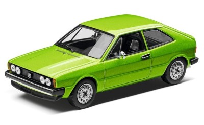 Модель автомобиля Volkswagen Scirocco I, Viper Green Metallic, Scale 1:43