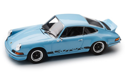 Модель автомобиля Porsche 911 Carrera RS 2.7 (1973), 1:43 Scale, Gulf Blue