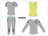 Женская футболка BMW Motorrad Woman's Summer Functional Undergarments, T-Shirt, Gray, артикул 76248553548