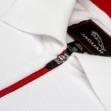 Мужская рубашка-поло Jaguar Men's F-Type Logo Polo Shirt - White, артикул JSS14FLWXS